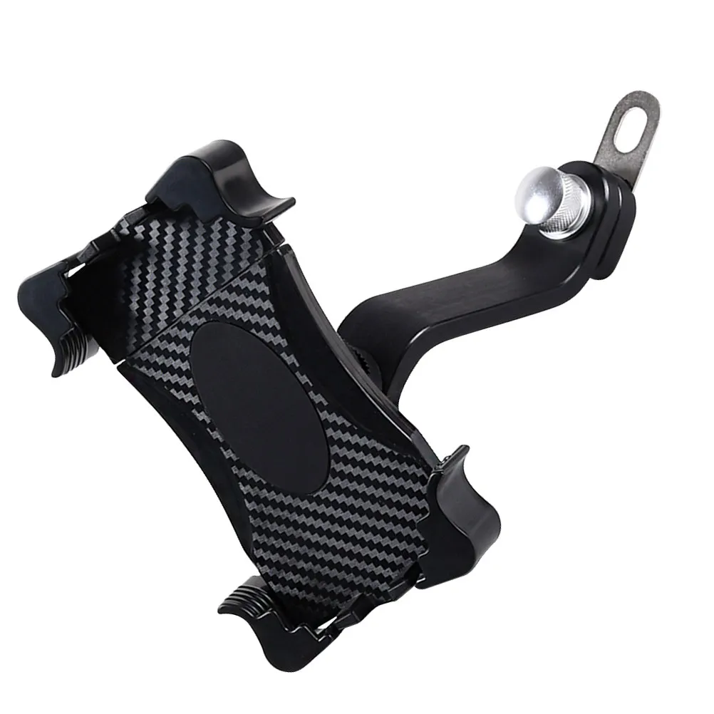 

Premium Motorcycle Phone Bracket 360 Degree Rotation Adjustable Tablet Holder for Outdoor Riding Safe Eye-Level Mount Black