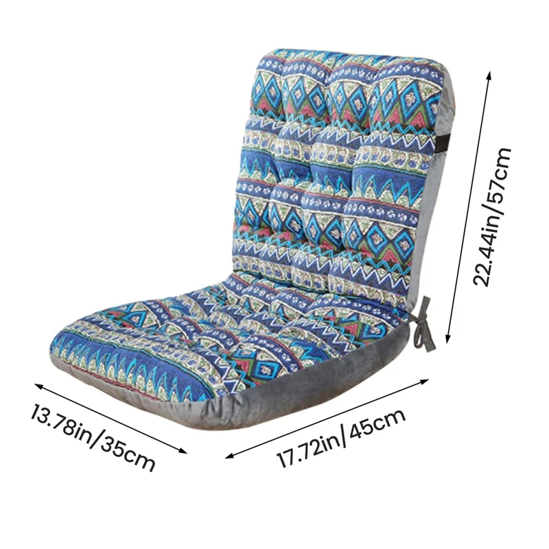 ABGR-2 pezzi Cuscini per sedie a dondolo Adirondack Cuscini per sedie da patio con schienale alto con lacci, cuscini per sedili per interni ed esterni