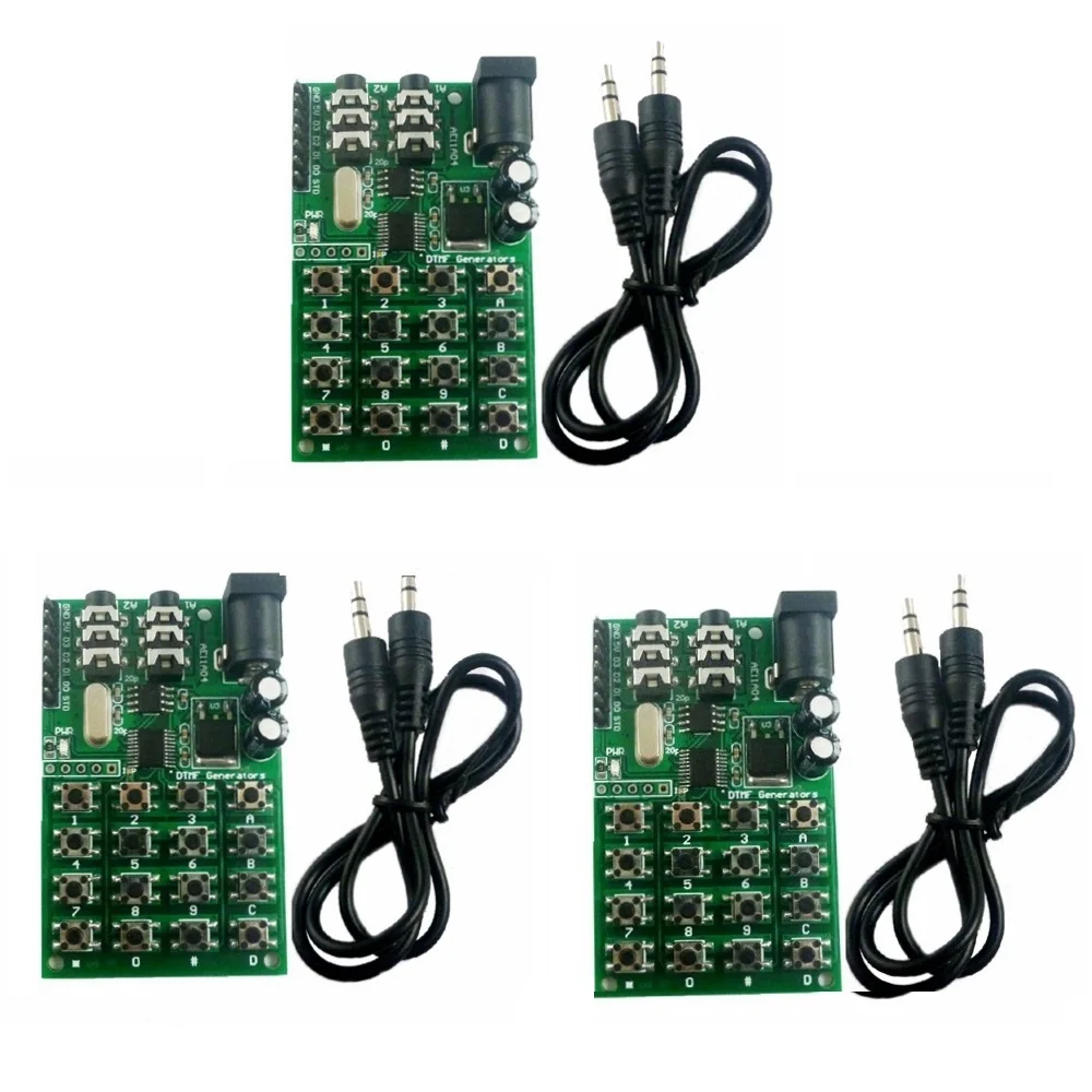 

DTMF Generator Voice Encoder Dual Tones Transmitter Board Keyboard control Module for MT8870