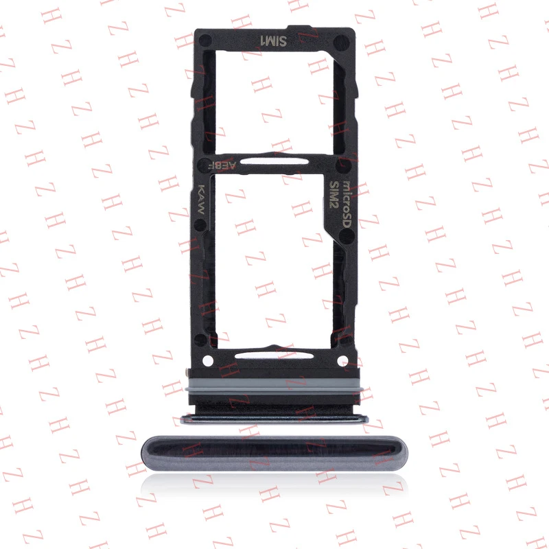 U+ Replacement Dual Sim Card Tray Slot Compatible For Samsung Galaxy A72 - Black