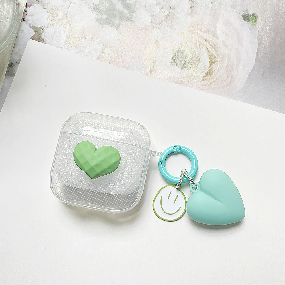 แฟชั่น Love Clear หูฟังสำหรับ Disney LY311 /T5 /Q6 /F6 /D11 /F2 /DIVOQ1คุณภาพสูง TPU ซิลิโคนฝาครอบพวงกุญแจ