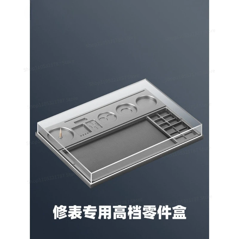 For Watch Repair Tool Metal Parts Box Multi-grid Distinction Shockproof Bracket