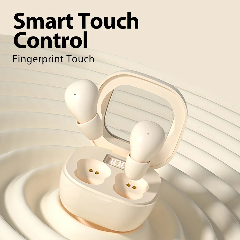 Mini Invisible Headphones TWS Bluetooth 5.3 Earphones Wireless Heasets HIFI Stereo Noise Reduction Earbuds For iphone Xiaomi image 4