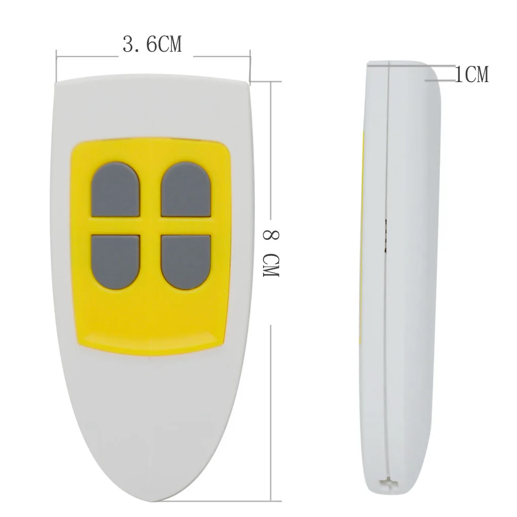 Multi-frequency 280-868 MHZ, remote garage door replication, electric opening, automatic scanning, cloning, transmitter