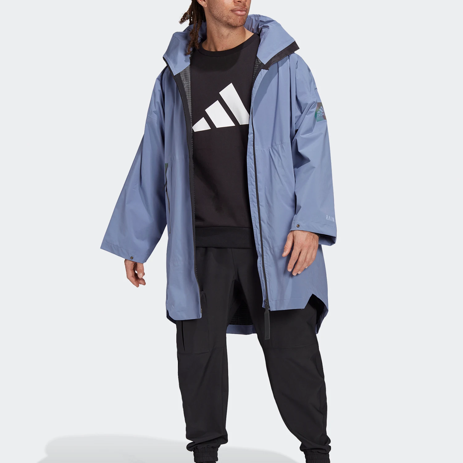 

Adidas Official Authentic New Men's Mid-Length Windproof Outdoor Jacket GP3103