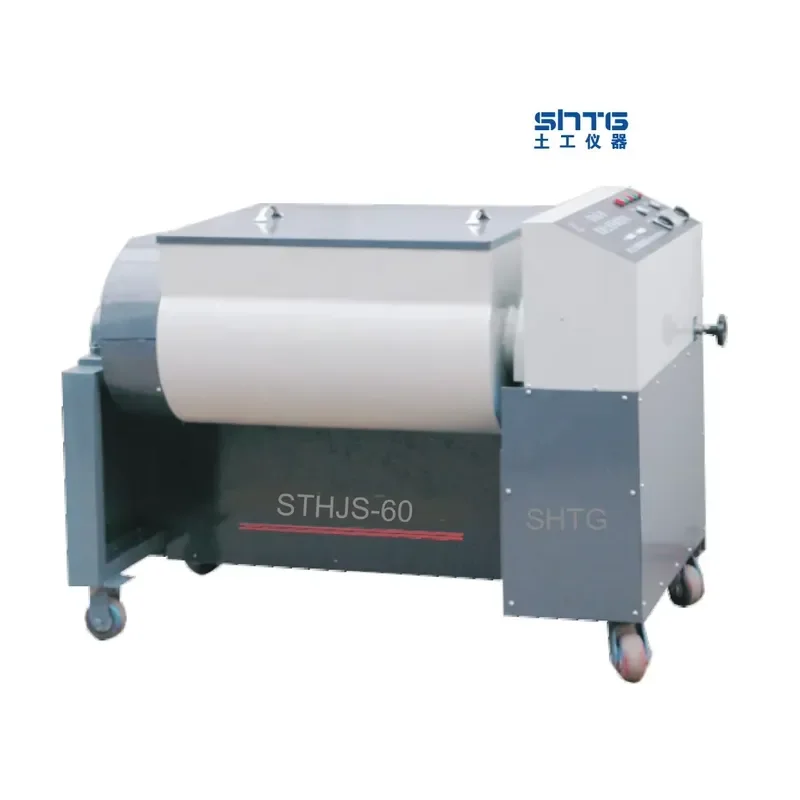 

STHJS-60 Double Horizontal Shaft Concrete Mixer Drum Laboratory Concrete Blender Mixer Construction Cement and Concrete Mixer