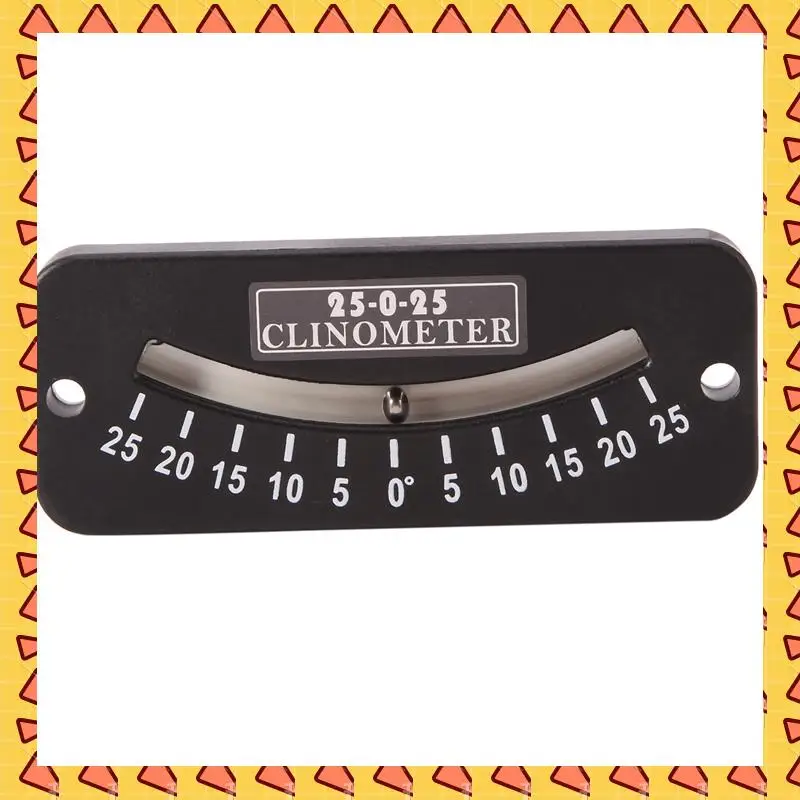 

A008 2X 25-0-25 Inclinometer Mini Protractor Inclinometer Angle Measuring Instrument Tilt Gauge Slope Meter