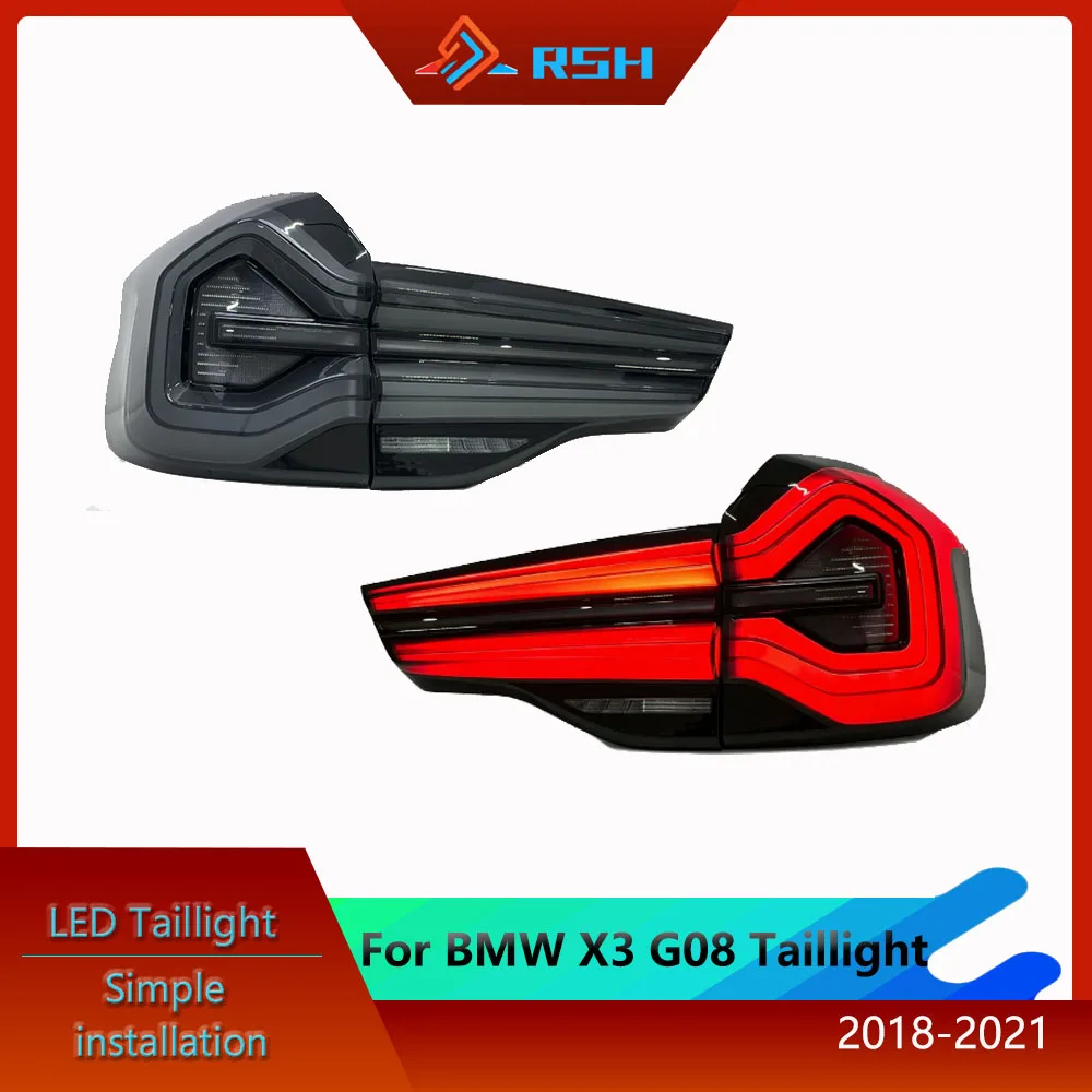 Car Rear Light For BMW X3 G08 G01 2018-2024 Venom Style Taillight Lens Housing Turn Signal LED Tail Light Assembly Plug And Play