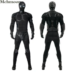 The Boys Season 2 Black Noir Cosplay Costume Halloween Carnival Superhero Battle Outfit Adult Men Black Jumpsuit