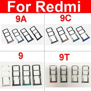 SIM -Kartensteckplatz für Xiaomi Redmi, Kartenleser, Redmi 9, 9A, 9C, 9T, Ja Tablett, Sterlingsteile 12 Hauptverkaufsplatte Mae Redmi 9A - №5