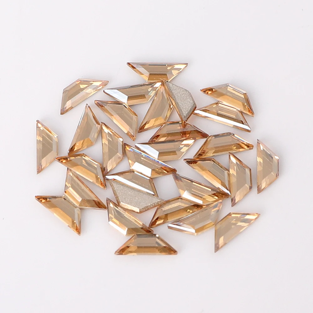 50Pcs Flat Back Sailboat Fancy Rhinestone Super Flash Nails Accessories Nail Diamond Jewelry Glass Charms Rhinestones