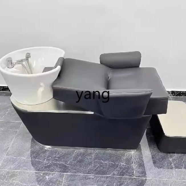 LTT semi-reclining shampoo bed, special flush bed for hair salon