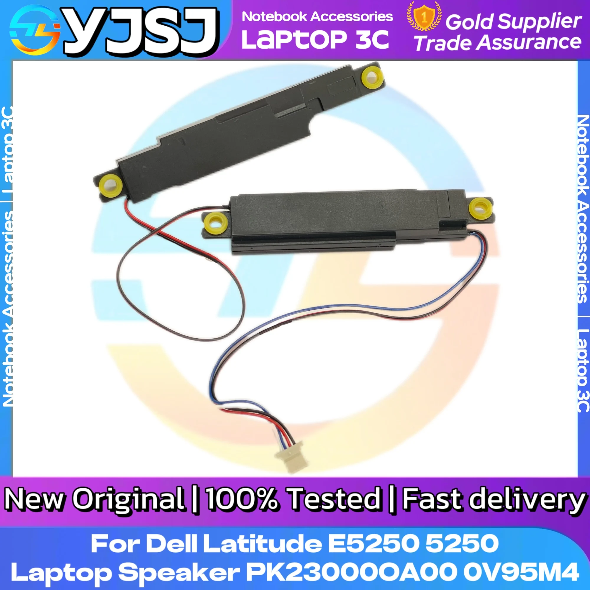 New Original Laptop Speaker For Dell Latitude E5250 5250 built-in speaker PK23000OA00 0V95M4 CN-0V95M4 100% Tested Fast Ship