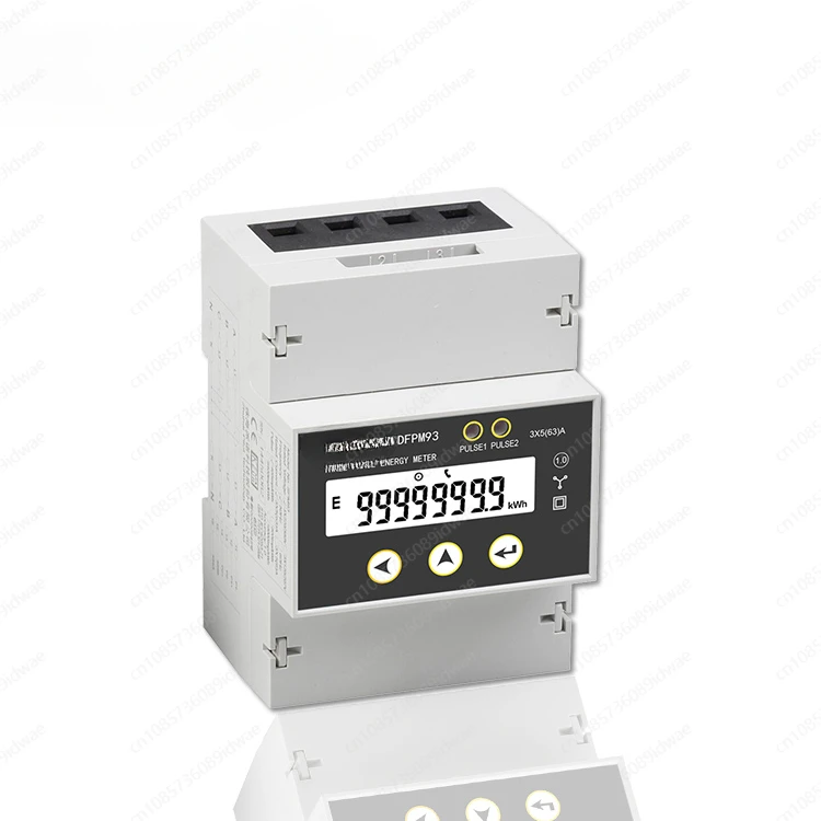 DFPM93 Din Rail Digital 63A Energy Meter 3 Phase