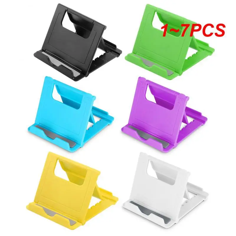 1~7PCS table adjustable 7-gear mobile phone bracket desktop bracket folding universal mobile phone and tablet computer bracket