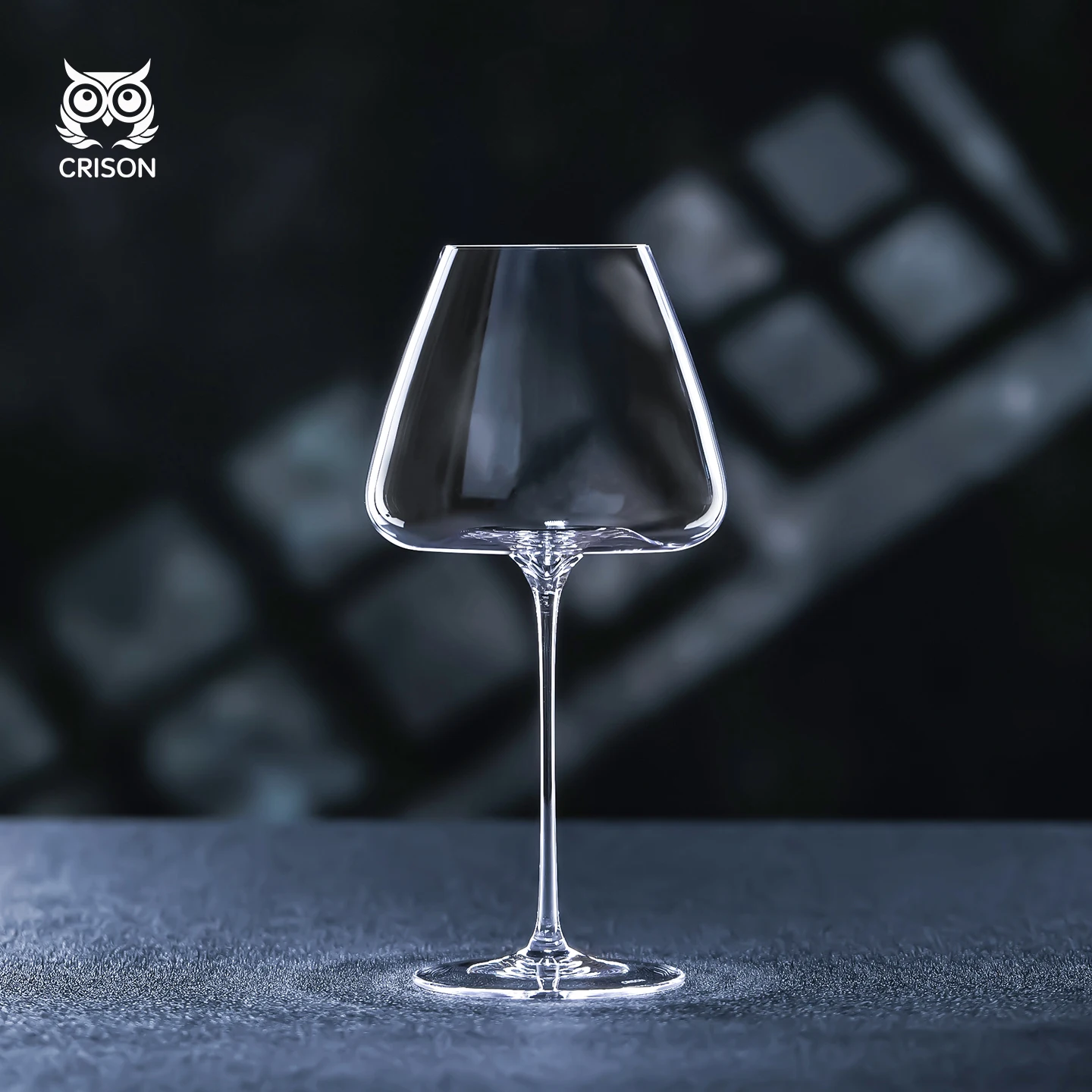 

PNT01 CRISON Concave Bottom Handmade Red Wine Glass Ultra-Thin Crystal Burgundy Bordeaux Goblet Art Big Belly Tasting Cup