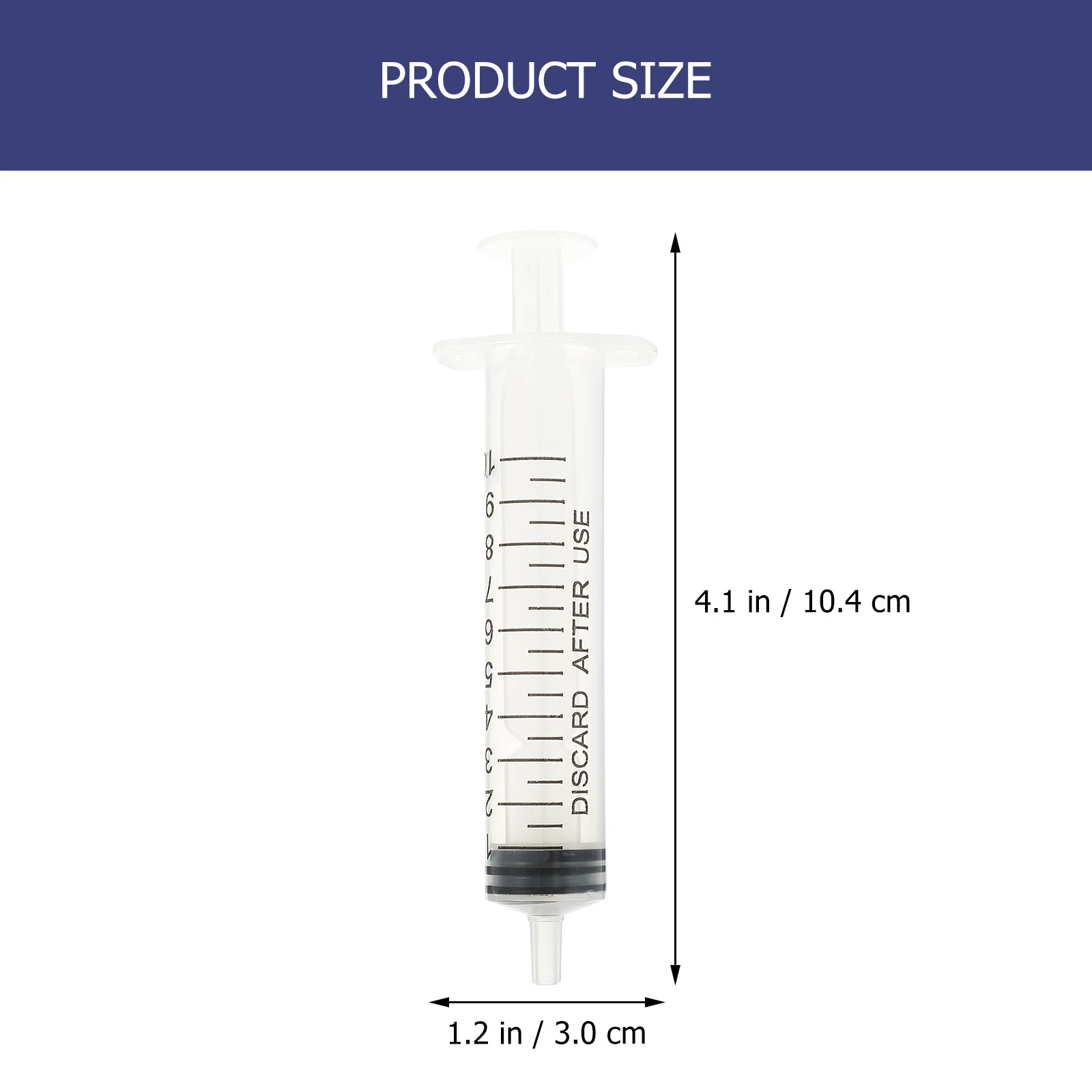 

30Pcs Needleless Plastic Measuring Scale Durable Dispensing Liquid for Pet Baby Needleless