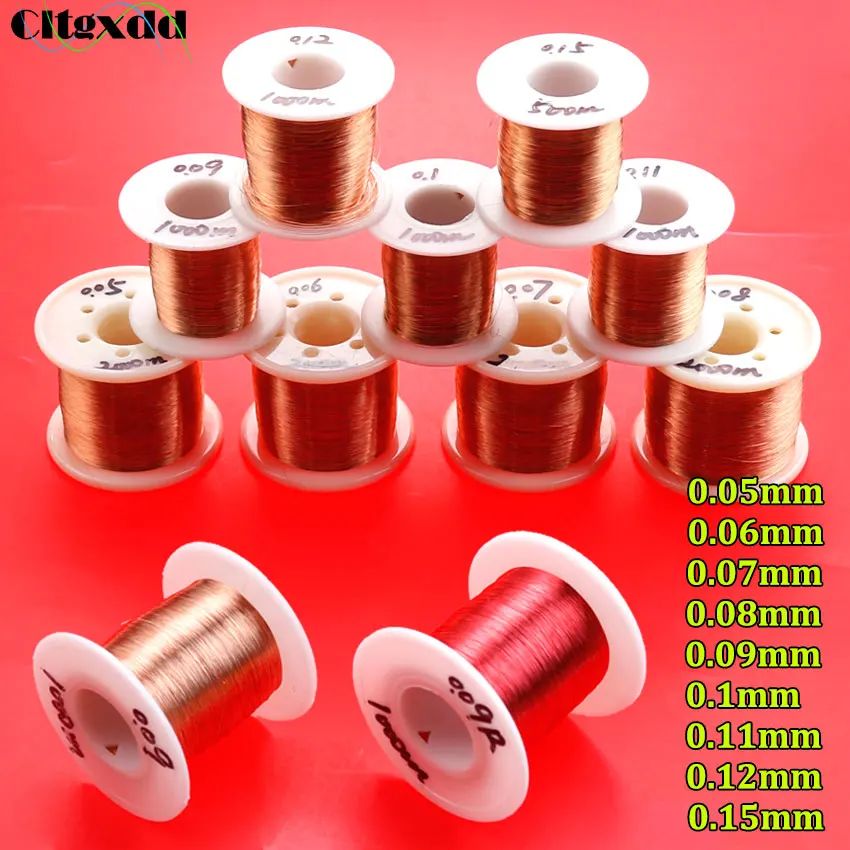 Cltgxdd 0.05mm 0.06mm 0.07mm 0.08mm 0.09mm 0.1mm 0.11mm 0.12mm 0.15mm Copper Wire Polyurethane Enameled Wire Qa-1-155 1000/2000m