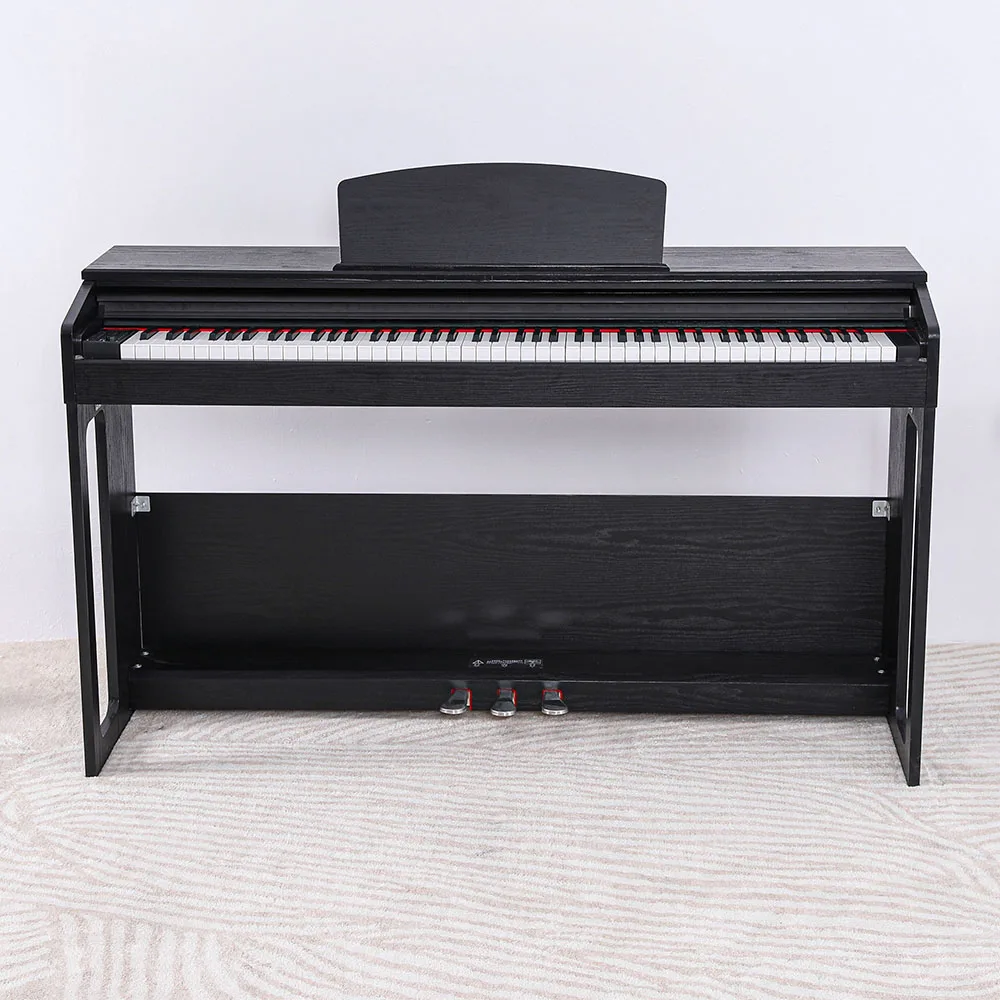 

Digital Piano 88-key Hammer Action Keyboard Slide Cover Piano Keyboard Professional Exam Music Learning YM-A801