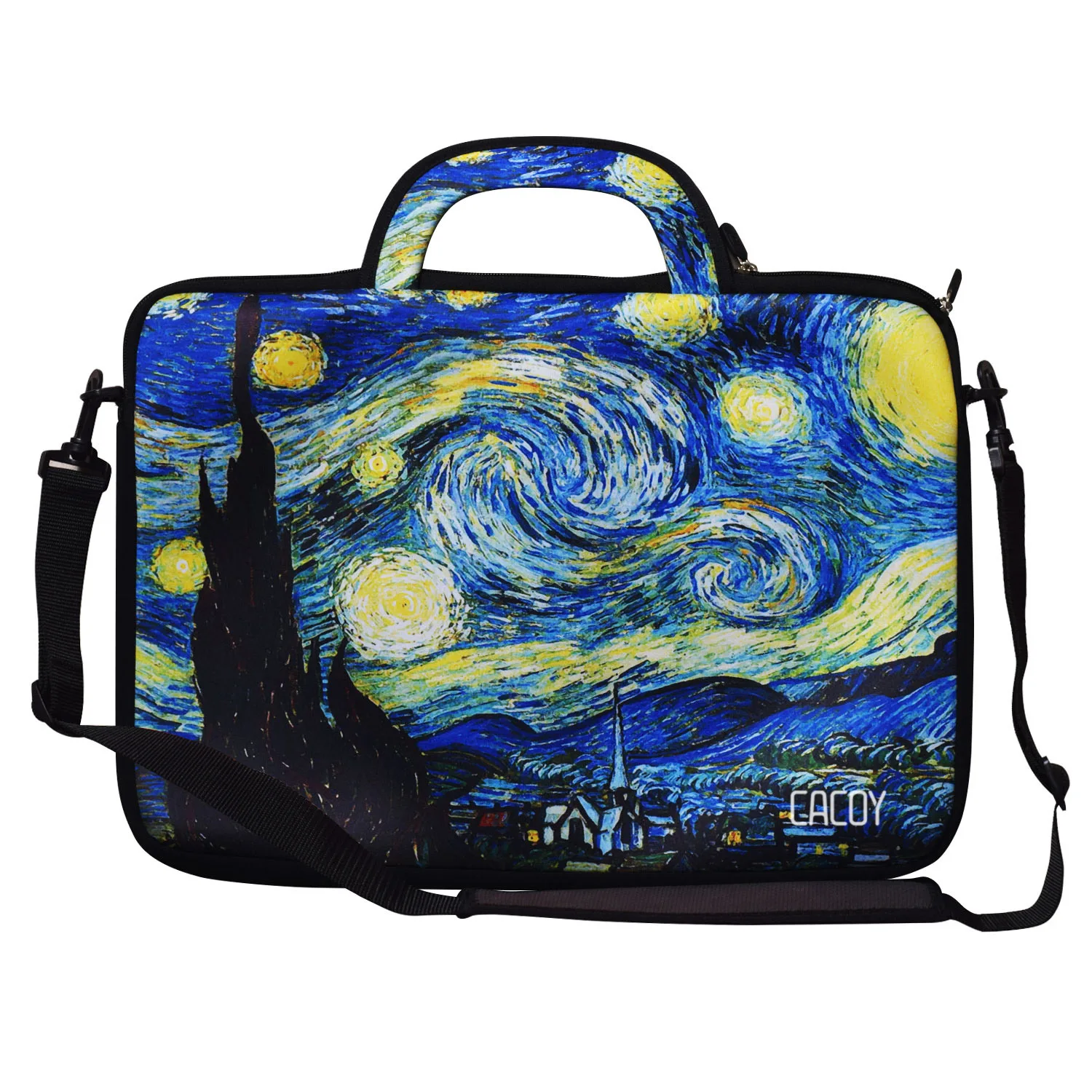 CACOY Laptop Sleeve 15.6 inch, Durable Slim Computer Carrying Bag Protective Case, Computer Sleeve Bag for Laptop