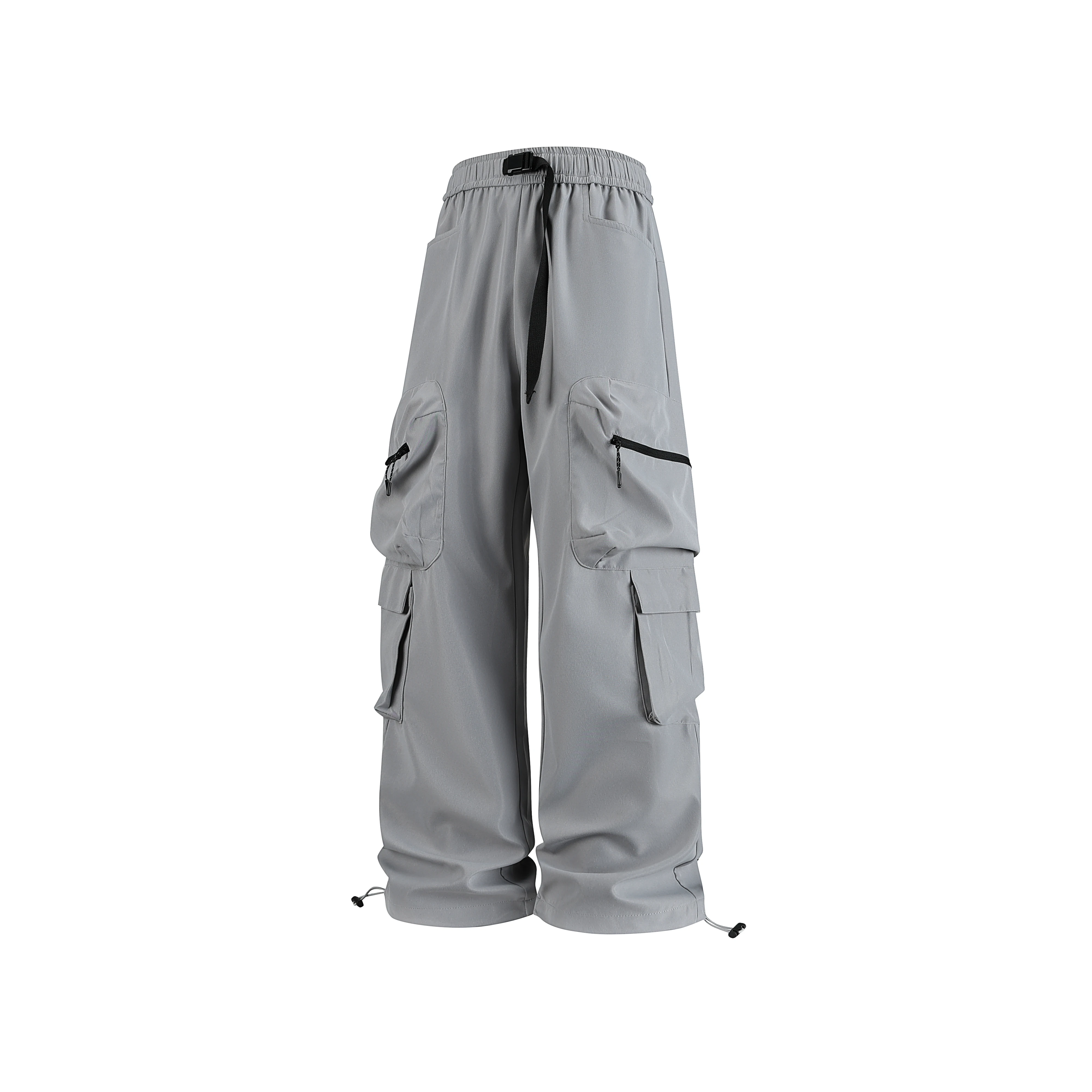 Calças de trabalho de primavera e verão para homens, calças de trabalho soltas, duráveis e com vários bolsos, calças casuais