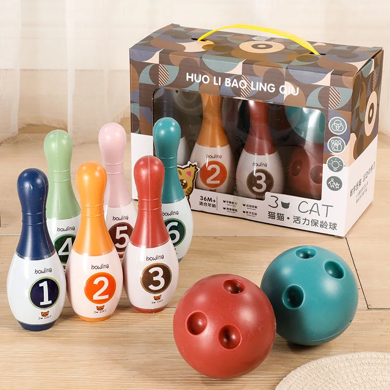 Bowlingspeelgoed voor kinderen voor jongens en meisjes Binnensportballen voor kinderen Ouder-kind interactiepuzzel en vroeg onderwijs
