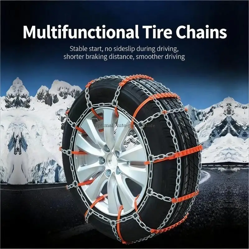 High Performances Car Anti Slip Band Ensures Practical Traction In Rain Snow And Mud For Safe Vehicle Easy to Operate