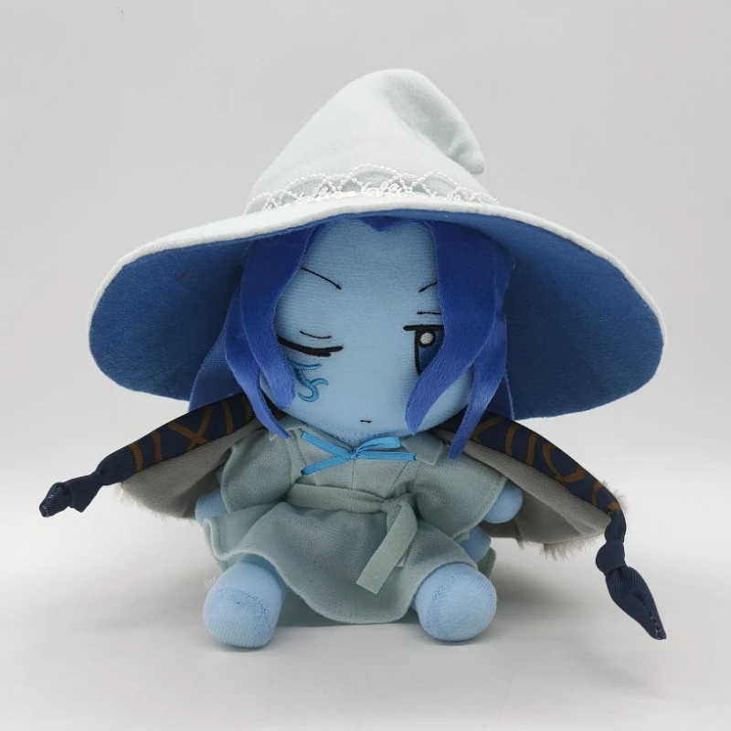 20cm Fumo Ranni Plush Toys Smoke Touhou The Snow Witch Stuffed Doll Soft Plushie Figure Removable Hat Cloak Gift for Kids Fans