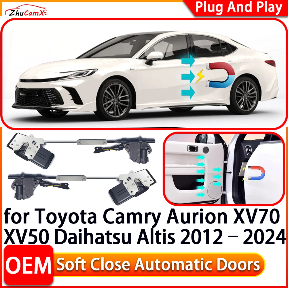 

for Toyota Camry Aurion XV70 XV50 Daihatsu Altis 2012–2024 Automatic Electric Soft Close Door Closer Power Closing Door System