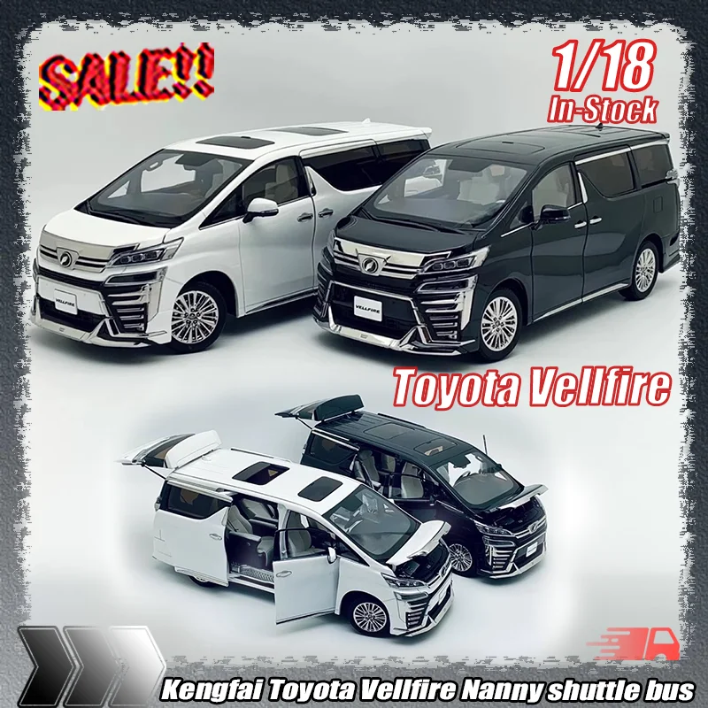 

Kengfai 1:18 Scale Toyota Vellfire Alloy Simulation Diecast Car Models Business Nanny MPV Collectible Display For Car Collectors