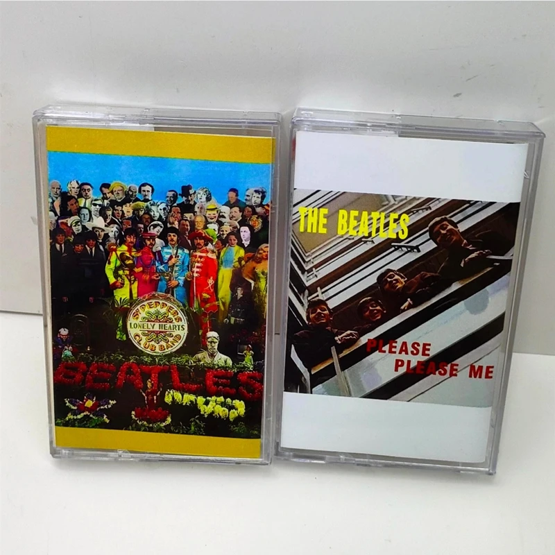 Rock Band EU US Music Tape Please Me Album Sgt Pepper's Lonely Hearts Club Band Cassettes Cosplay Walkman Car Soundtracks Box