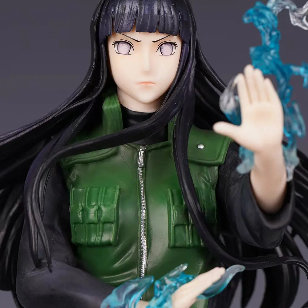 อะนิเมะขนาด34ซม. Hinata Hyuga Battle ver. จีเคตุ๊กตาขยับแขนขาได้พีวีซีรูปปั้นของสะสมของเล่นเด็กโมเดลของขวัญตุ๊กตา