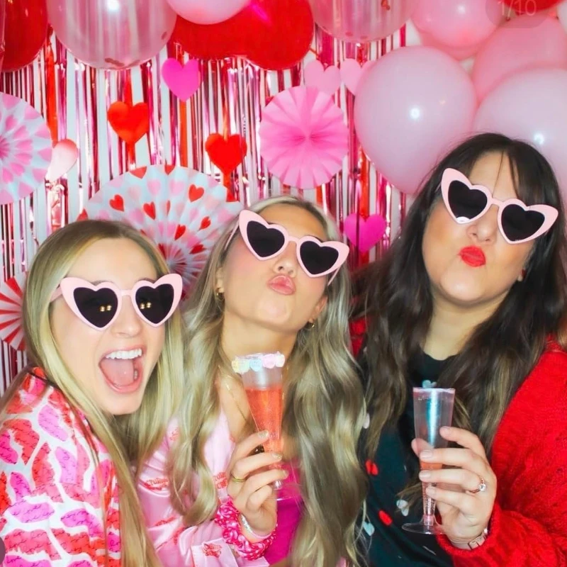 100 Pairs Wedding Heart Shaped Sunglasses Party Sun Glasses Bulk Wedding Gifts Bachelorette Bridal Party Favors