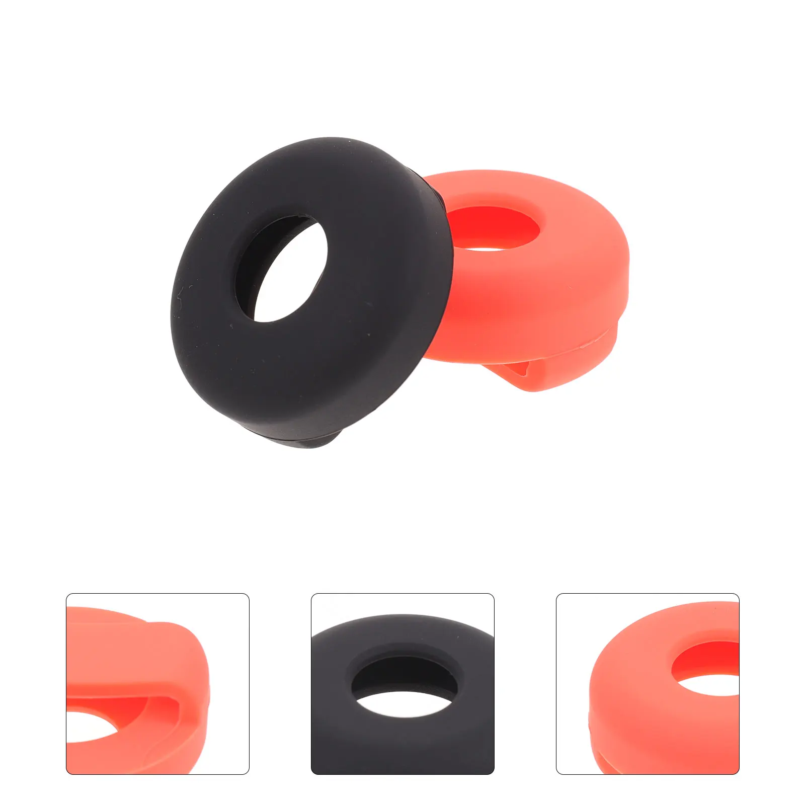 

2 Pcs Case Anti-drop Anti-lost Outdoor Cover with Silicone Protective Track