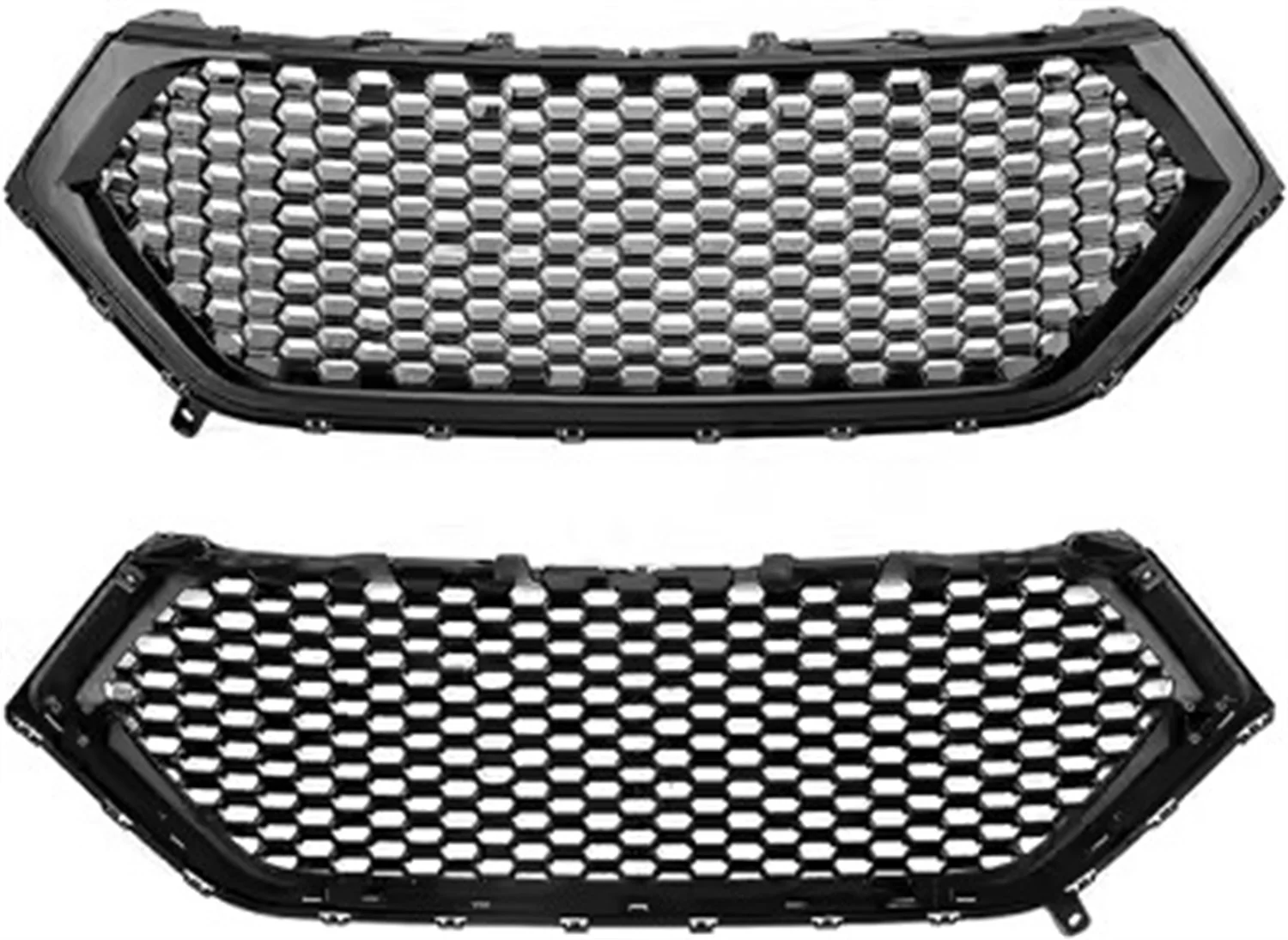 Car Front Bumper Grill Radiator Grille Racing Grill for Ford Edge 15-19