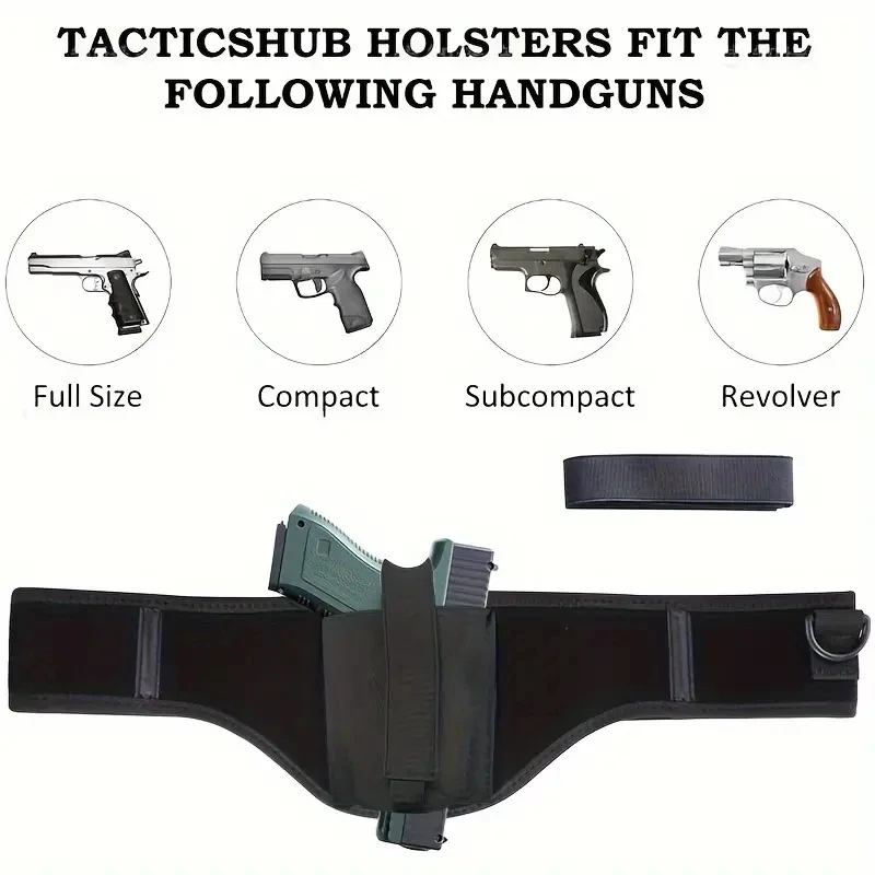 Chloroprene Rubber Outdoor Tactical Gun Holster Concealed Diving Material Underarm Gun Holster Single Shoulder Underarm Conceale