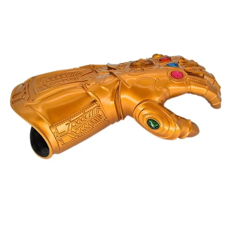 Cos Infinity Gauntlet, Two Colors Glove with LED Light, Halloween Cosplay Costume, Party Toy, Festival Gift, Props