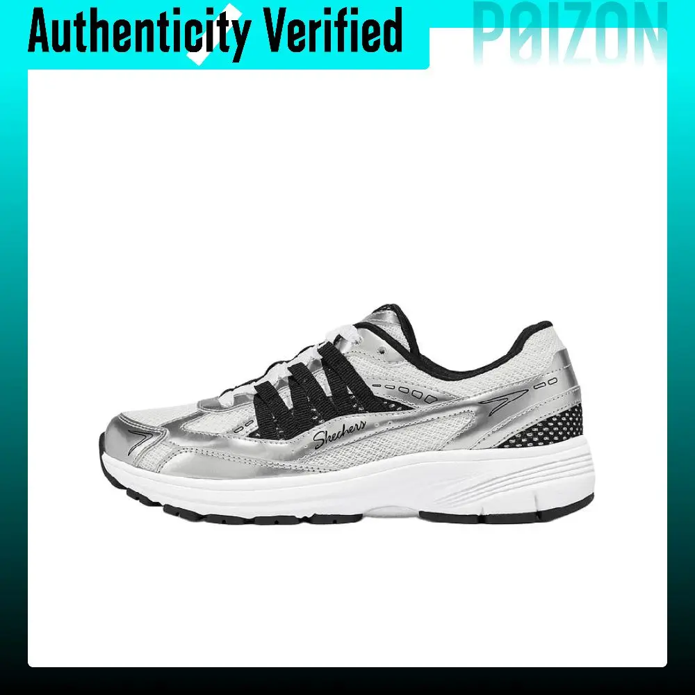 Skechers Modern Comfort Abrasion Resistant Breathable Low top Casual Shoes Women's Silver 159306-SLBL