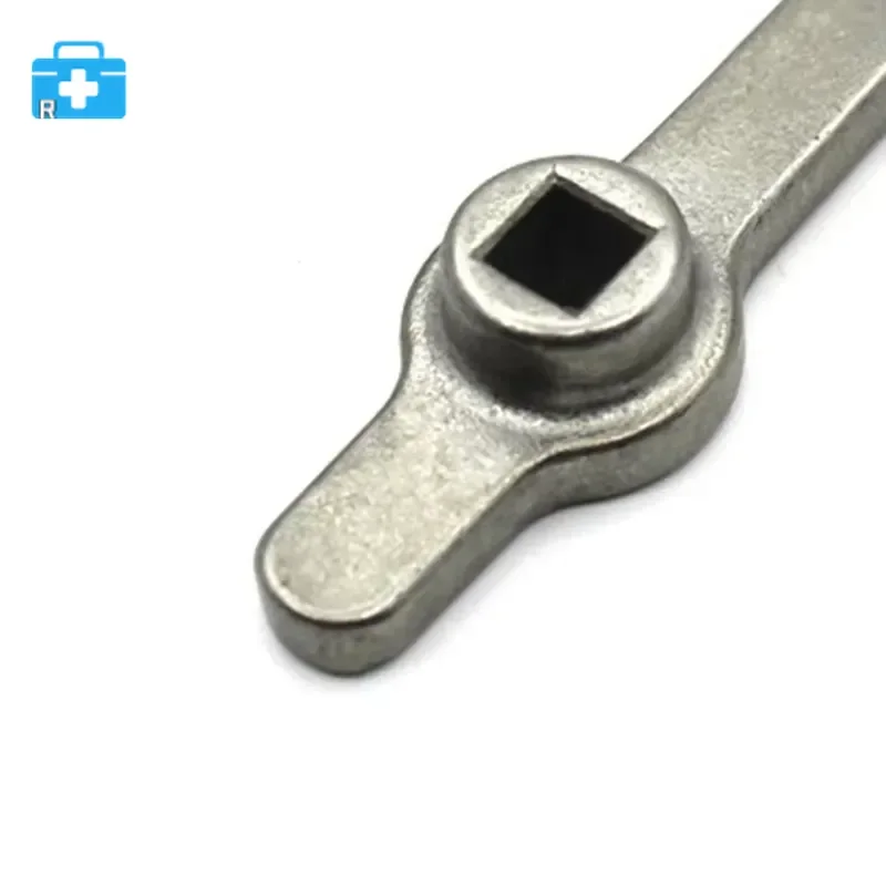 pack of 10，Outlet Wrench Radiator Air Key Stainless Steel Universal Handle Practical Heating Valve Pipe Tool Outlet Utility Tool