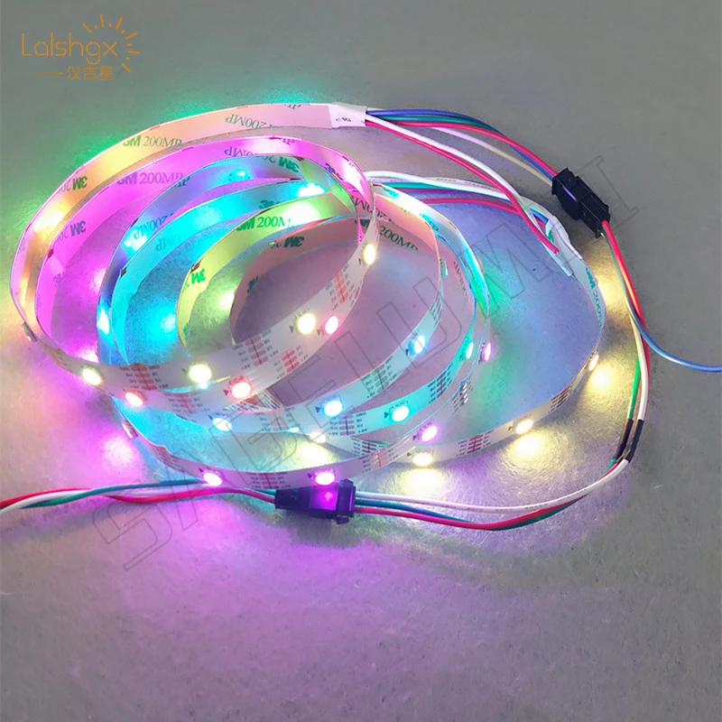 شريط بكسل LED RGB قابل للمعالجة بشكل فردي ، نسخة مطورة ، WS2813 ، DC5V ، 30 ، 60 ، LEDs ، M ، ، WS2812b ، قطعة 5 أمتار