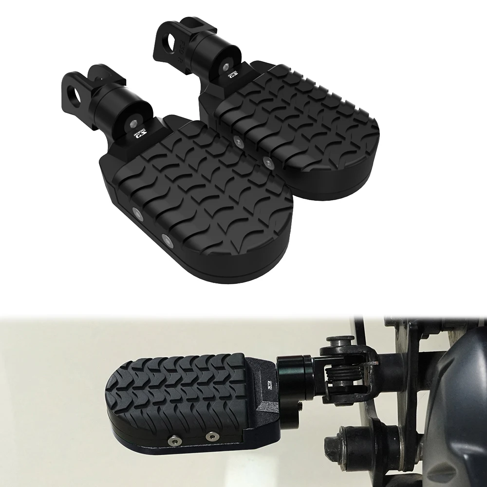 

Motorcycle Adjustable Footrest Footpegs Pedals For BMW R1300GS 2023-2024 R NineT Scrambler RNineT Urban G/S Front Wide Foot Pegs