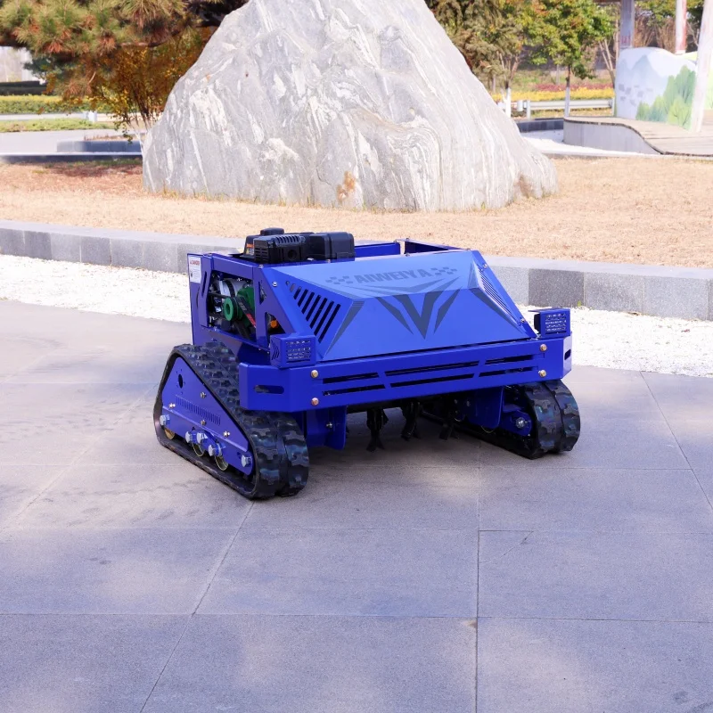 

Бытовая дешевая косилка по индивидуальному заказу, косилка для наклона, гусеничная вездеходная беспроводная газонокосилка с дистанционным управлением, робот-газонокосилка