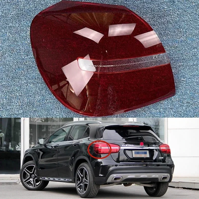 

Car Accessories For 2018 2019 Mercedes-Benz GLA 200 220 260 Rear outside Tail Lamp Cover Brake Lights Shell Original Lampshade