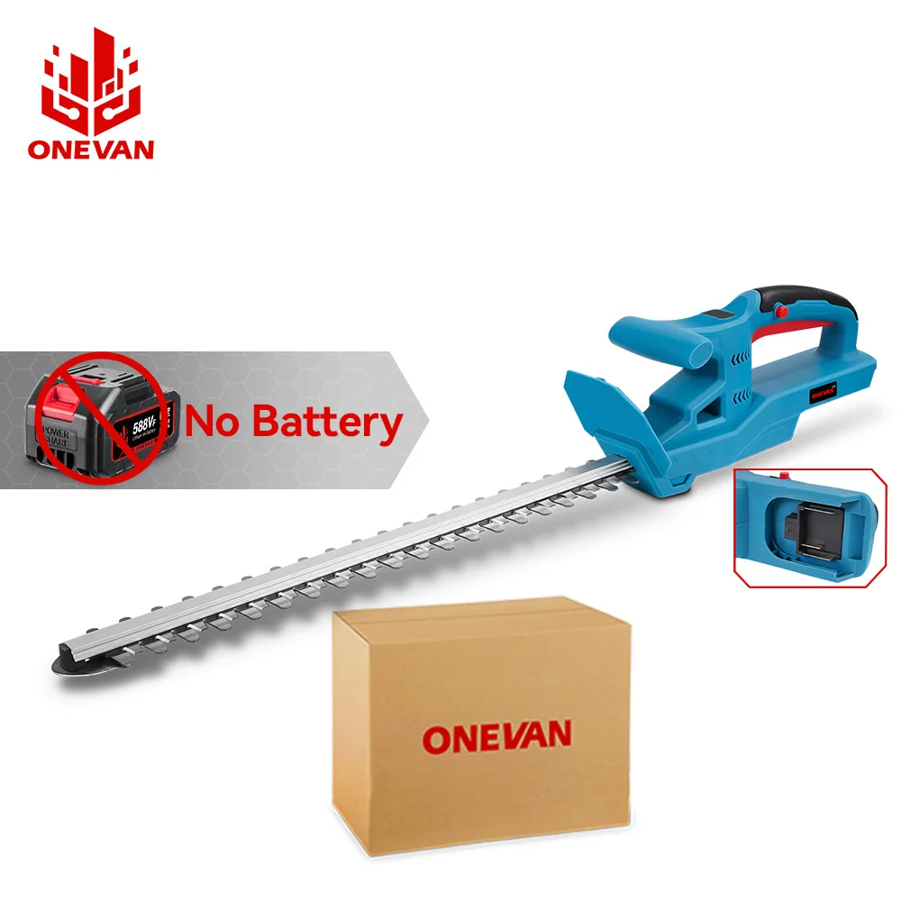 

ONEVAN 3000 Вт беспроводной электрический триммер для живой изгороди ручная обрезная пила газонокосилка садовая обрезка электроинструменты для батарейного штифта Makita