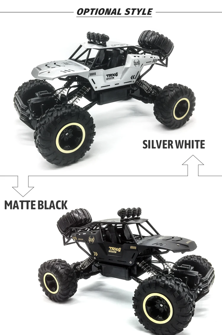 9268-1:12 4WD RC Car With Led Lights 2.4G Radio Remote Control Cars Buggy Off-Road Control Trucks Boys Toys for Children