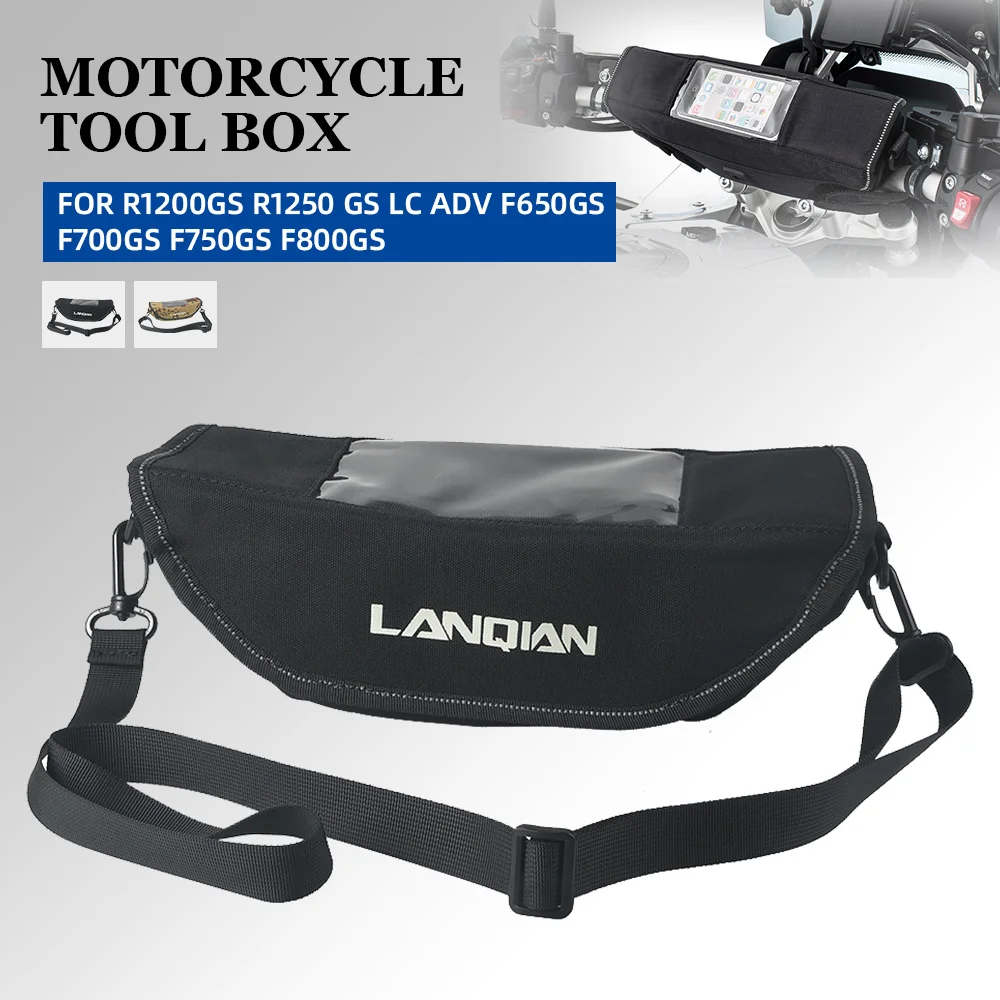 Motorcycle FOR BMW R1200GS Front Handlebar Bag Waterproof Travel Bags Tool Box R1250 GS LC ADV F650GS F700GS F750GS F800GS Case