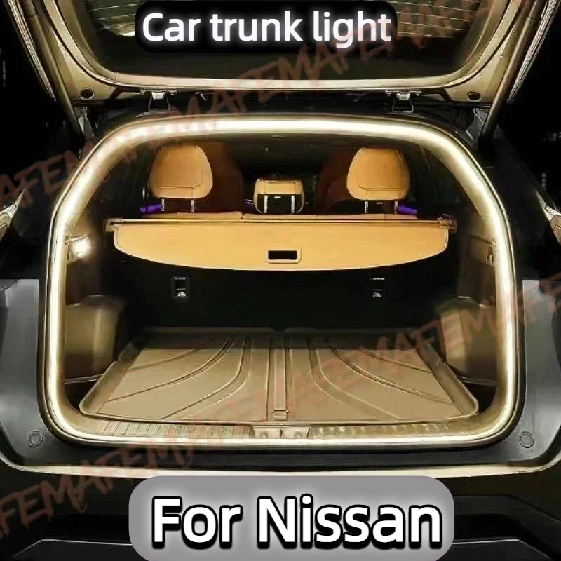 For Nissan X-TRAIL Qashqai Murano Terra Navara TEANA Sylphy Patrol Car trunk light Car Trunk Lighting Modification