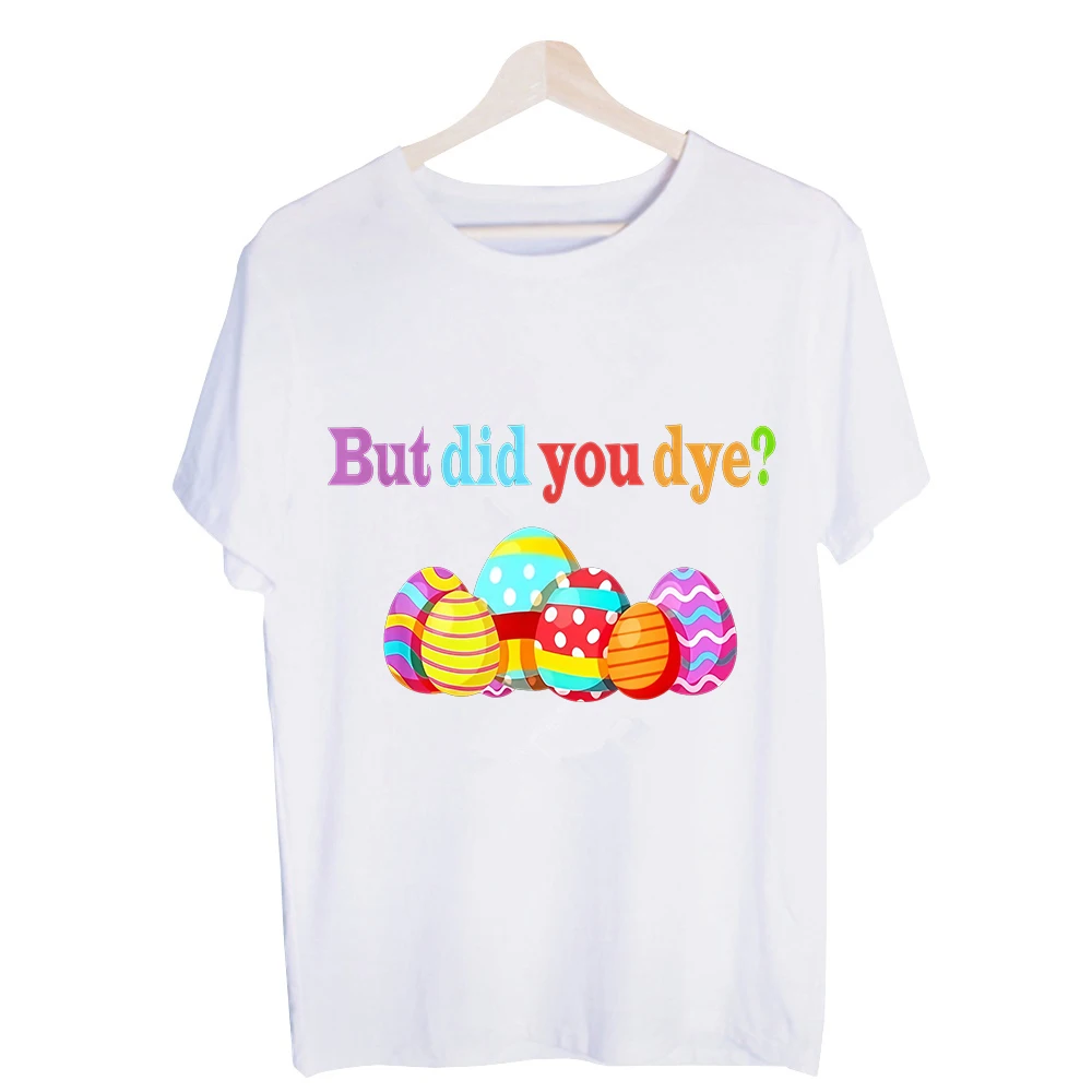 Men's Easter Egg Graphic Tee, Short Sleeve Crew Neck T-Shirt for Spring Holiday Casual Wear