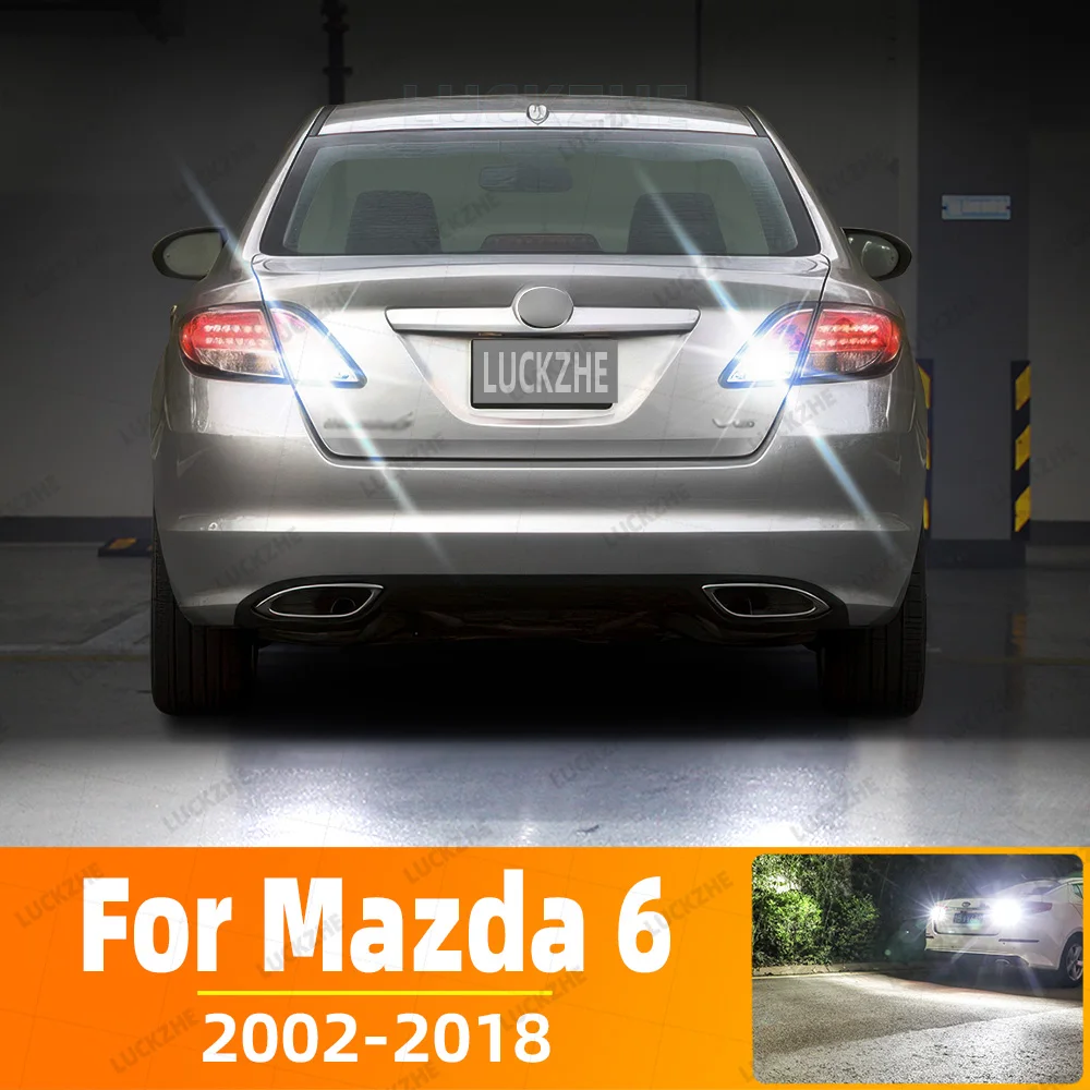 

2x LED Reverse Light For Mazda 6 GG GH GJ Accessories 2002-2018 2008 2010 2011 2012 2013 2014 2015 2016 2017 Backup Back Up Lamp