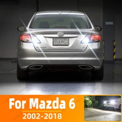 2x LED Reverse Light For Mazda 6 GG GH GJ Accessories 2002-2018 2008 2010 2011 2012 2013 2014 2015 2016 2017 Backup Back Up Lamp